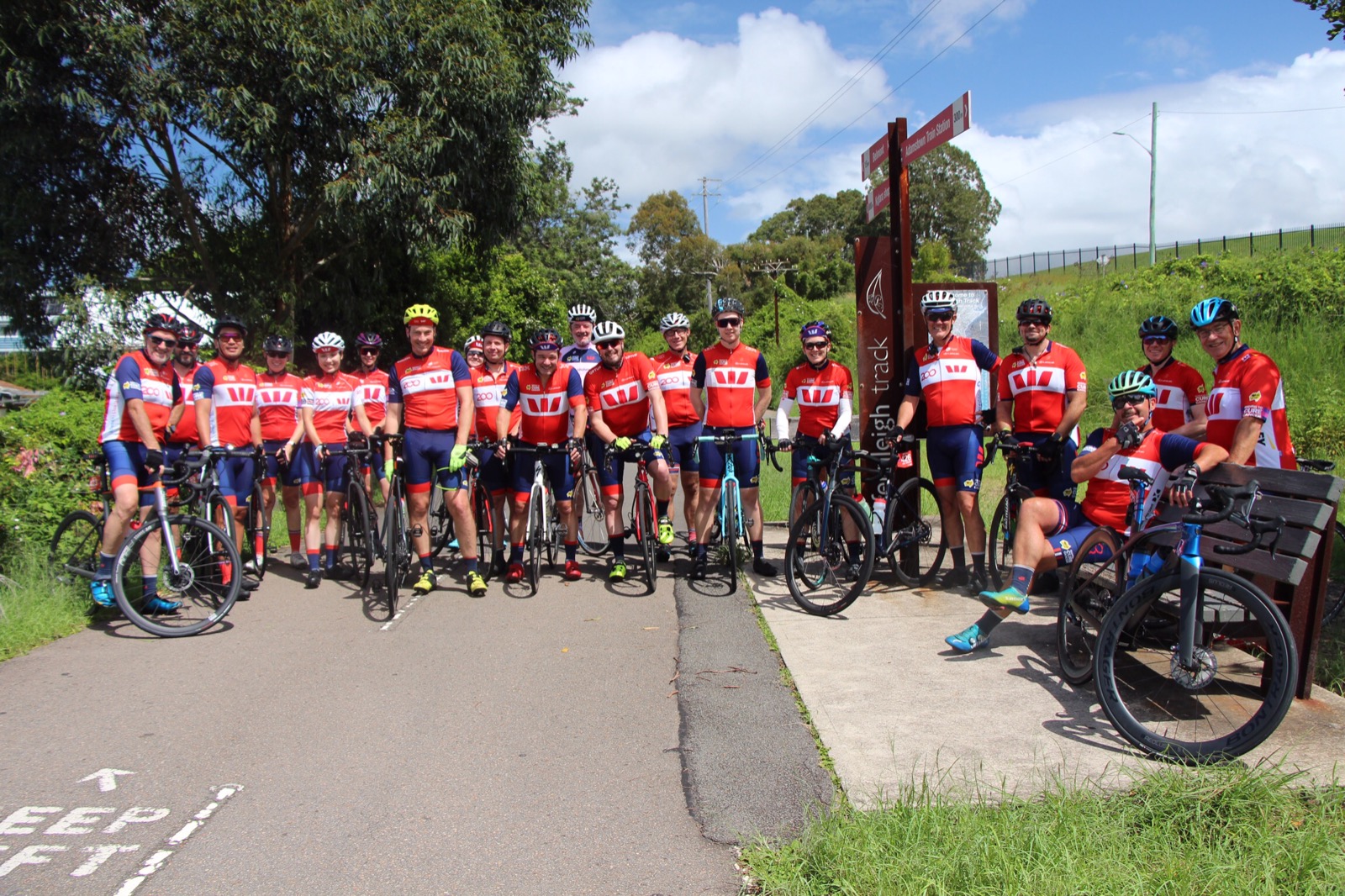 P2 at the Fernleigh Track entrance